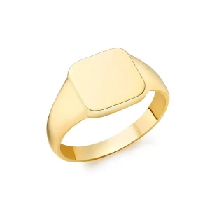 Jack Murphy Jewellers Jmj Gold Jewellery | 9ct Yellow Gold 9.5mm Cushion Signet Ring