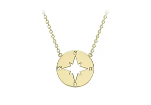 Jack Murphy Jewellers Jmj Gold Jewellery | 9ct Yellow Gold 10mm Cut Out Compass Necklace