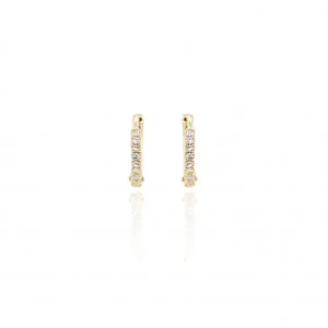 Jack Murphy Jewellers Jmj Diamond Set Jewellery | Jmj Gold Jewellery | 9ct Yellow Gold 10mm Diamond Hoop Earrings