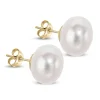 Jack Murphy Jewellers Jmj Gold Jewellery | 9ct Yellow Gold 12.5mm Freshwater Button Pearl Earrings