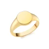 Jack Murphy Jewellers Jmj Gold Jewellery | 9ct Yellow Gold 9.5mm Round Signet Ring