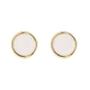 Jack Murphy Jewellers Jmj Gold Jewellery | 9ct Yellow Gold Mother of Pearl Disc Stud Earrings