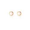 Jack Murphy Jewellers Jmj Gold Jewellery | 9ct Yellow Gold Mother of Pearl Disc Stud Earrings