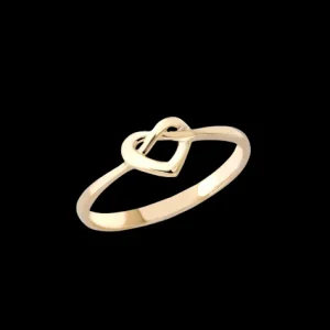 Jack Murphy Jewellers Jmj Gold Jewellery | 9ct Yellow Gold Open Infinity Heart Ring