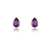 Jack Murphy Jewellers Jmj Gold Jewellery | 9ct Yellow Gold Pear Amethyst Stud Earrings