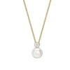 Jack Murphy Jewellers Jmj Diamond Set Jewellery | Jmj Gold Jewellery | 18ct Yellow Gold Pearl & Diamond Solitaire Necklace, 0.20ct