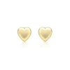 Jack Murphy Jewellers Childrens Jewellery | Jmj Gold Jewellery | 9ct Yellow Gold Puff Heart Stud Earrings