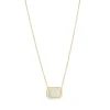 Jack Murphy Jewellers Jmj Gold Jewellery | 9ct Yellow Gold Rectangle Mother of Pearl Necklace