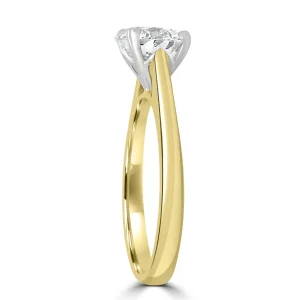 Jack Murphy Jewellers Natural Solitaire Diamond Rings | 18ct Yellow Gold Round Brilliant Solitaire Diamond Ring, 1.70ct