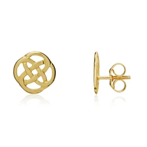Jack Murphy Jewellers Jmj Gold Jewellery | 9ct Yellow Gold Round Celtic Stud Earrings