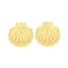 Jack Murphy Jewellers Childrens Jewellery | Jmj Gold Jewellery | 9ct Yellow Gold Shell Shape Stud Earrings