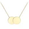 Jack Murphy Jewellers Jmj Gold Jewellery | 9ct Yellow Gold Small Double Disc Necklace