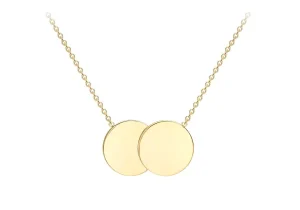 Jack Murphy Jewellers Jmj Gold Jewellery | 9ct Yellow Gold Small Double Disc Necklace