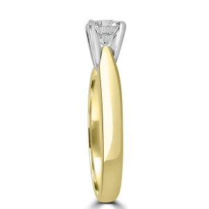 Jack Murphy Jewellers Natural Solitaire Diamond Rings | 18ct Yellow Gold Solitaire Brilliant Round Diamond Ring, 0.60ct