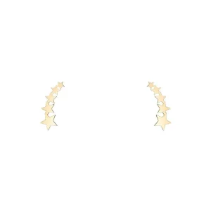 Jack Murphy Jewellers Childrens Jewellery | All Jmj & Branded Fashion Jewellery | 9ct Yellow Gold Star Climbing Earring