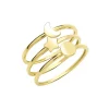Jack Murphy Jewellers Jmj Gold Jewellery | 9ct Yellow Gold Star, Moon & Sun Triple Band Ring