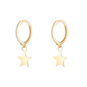 Jack Murphy Jewellers Jmj Gold Jewellery | 9ct Yellow Gold Star Pendant Sleeper Hoops