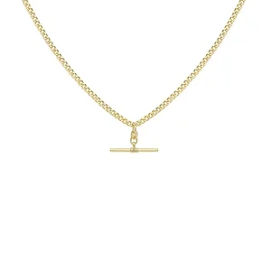Jack Murphy Jewellers All Jmj & Branded Fashion Jewellery | Jmj Gold Jewellery | 9ct Yellow Gold T-Bar Diamond Cut Necklace