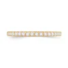 Jack Murphy Jewellers Yellow Gold Wedding & Eternity Rings | 18ct Yellow Gold Triangle Claw Set 2.5mm Diamond Ring 0.50ct