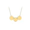Jack Murphy Jewellers Jmj Gold Jewellery | 9ct Yellow Gold Triple Disc Personalising Necklace