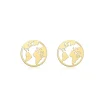 Jack Murphy Jewellers Jmj Gold Jewellery | 9ct Yellow Gold World Stud Earrings