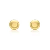 Jack Murphy Jewellers Jmj Gold Jewellery | 9ct Yellow 8mm Button Stud Earrings