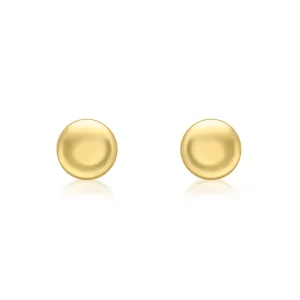 Jack Murphy Jewellers Jmj Gold Jewellery | 9ct Yellow 8mm Button Stud Earrings