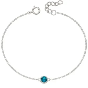 Jack Murphy Jewellers Jmj Birthstone Jewellery | Jmj Sterling Silver Jewellery | December Sterling Silver Crystal Birthstone Bracelet
