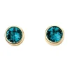 Jack Murphy Jewellers Jmj Birthstone Jewellery | December Yellow Gold Plated Crystal Birthstone Earrings