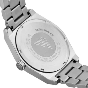 Emporio Armani Mens Emporio Armani Watches | 41mm Men's Blue Dial Stainless Steel Bracelet Watch