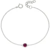 Jack Murphy Jewellers Jmj Birthstone Jewellery | Jmj Sterling Silver Jewellery | February Sterling Silver Crystal Birthstone Bracelet