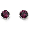 Jack Murphy Jewellers Jmj Birthstone Jewellery | Jmj Sterling Silver Jewellery | February Sterling Silver Crystal Birthstone Earrings