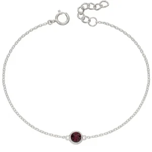 Jack Murphy Jewellers Jmj Birthstone Jewellery | Jmj Sterling Silver Jewellery | January Sterling Silver Crystal Birthstone Bracelet