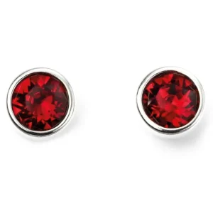Jack Murphy Jewellers Jmj Birthstone Jewellery | Jmj Sterling Silver Jewellery | July Sterling Silver Crystal Birthstone Earrings