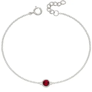 Jack Murphy Jewellers Jmj Birthstone Jewellery | Jmj Sterling Silver Jewellery | July Sterling Silver Crystal Birthstone Bracelet