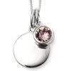 Jack Murphy Jewellers Jmj Birthstone Jewellery | Jmj Sterling Silver Jewellery | June Sterling Silver Crystal Birthstone Personalising Necklace
