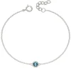 Jack Murphy Jewellers Jmj Birthstone Jewellery | Jmj Sterling Silver Jewellery | March Sterling Silver Crystal Birthstone Bracelet