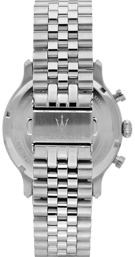 Maserati Mens Maserati Watches | 42mm Epoca White Dial Chronograph Stainless Steel Watch