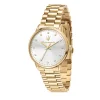 Maserati Ladies Maserati Watches | 36mm Royale Gold Toned & CZ Accented Dial Watch