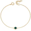 Jack Murphy Jewellers Jmj Birthstone Jewellery | May Yellow Gold Plate Crystal Birthstone Bracelet