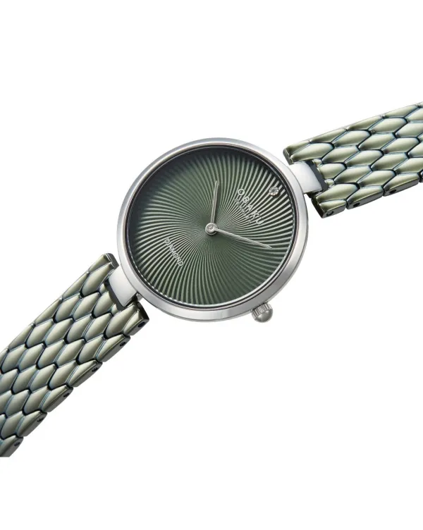 Obaku Ladies Obaku Watches | 32mm DIAMANT - FOREST Stainless Steel Diamond Set Watch