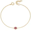 Jack Murphy Jewellers Jmj Birthstone Jewellery | October Yellow Gold Plate Crystal Birthstone Bracelet