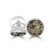 Jack Murphy Jewellers Jmj Cufflinks | Jmj Sterling Silver Jewellery | Orlap Sterling Silver Granite Stone Swivel Back Cufflinks