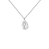 PDPAOLA All Jmj & Branded Fashion Jewellery | Sterling Silver CZ Cluster Pear Pendant Necklace