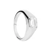 PDPAOLA All Jmj & Branded Fashion Jewellery | Sterling Silver CZ Statement Ring - Size L
