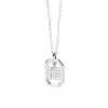 PDPAOLA All Jmj & Branded Fashion Jewellery | Sterling Silver CZ Mini 'M' Initial Necklace