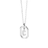PDPAOLA All Jmj & Branded Fashion Jewellery | Sterling Silver CZ Mini 'C' Initial Necklace