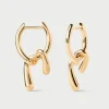 PDPAOLA All Jmj & Branded Fashion Jewellery | Yellow Gold Mini Twist Hoop Earrings