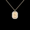 PDPAOLA All Jmj & Branded Fashion Jewellery | Yellow Gold Plated CZ 'Capricorn' Zodiac Necklace