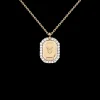 PDPAOLA All Jmj & Branded Fashion Jewellery | Yellow Gold Plated CZ 'Taurus' Zodiac Necklace